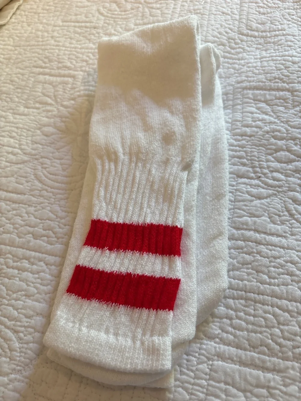 White tube socks